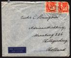Envelop van Batavia centrum naar Hillegersberg op 24-12-1939, Postzegels en Munten, Brieven en Enveloppen | Nederland, Envelop