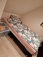 Boxpring 140x200cm, Huis en Inrichting, Slaapkamer | Boxsprings, Ophalen, Gebruikt, Zwart, 140 cm