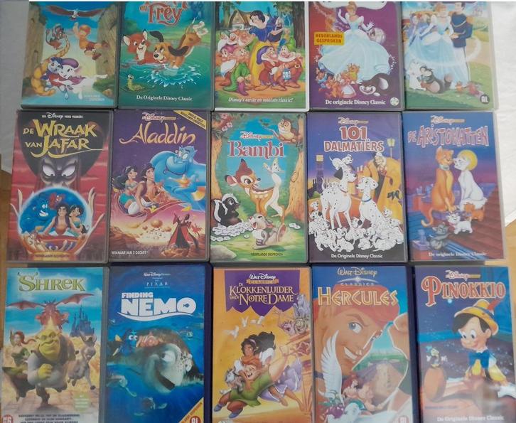 VHS Disney, Cd's en Dvd's, VHS | Kinderen en Jeugd, Zo goed als nieuw, Tekenfilms en Animatie, Alle leeftijden, Ophalen of Verzenden