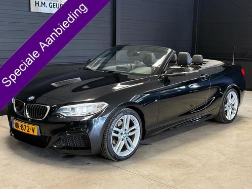 BMW 2 Serie Cabrio 218i M Sport Automaat Leder Xenon Navi Cl, Auto's, BMW, Bedrijf, Te koop, 2-Serie, ABS, Airbags, Airconditioning