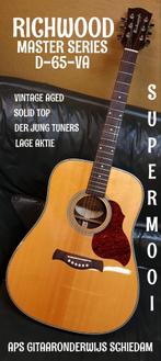 NIEUWE RICHWOOD MASTER SERIES D-65-VA ACOUSTIC GUITAR, Ophalen of Verzenden, Nieuw, Western- of Steelstringgitaar