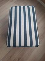 Gestoffeerde Voetenbank / Poef, Ophalen of Verzenden, Zo goed als nieuw, 50 tot 75 cm, 50 tot 75 cm