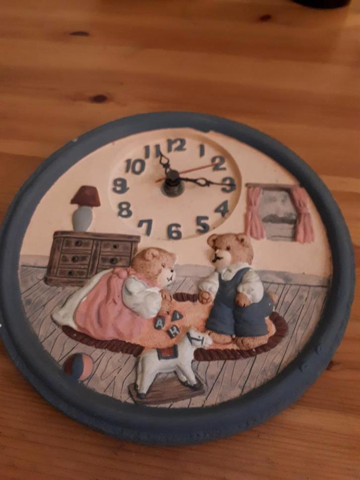 Berenwandklok, Huis en Inrichting, Woonaccessoires | Klokken, Zo goed als nieuw, Ophalen of Verzenden
