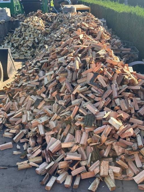 ACTIE! Droog & halfdroog Haardhout Eik & Beuk Kachelhout, Tuin en Terras, Haardhout, Blokken, Eikenhout, 6 m³ of meer, Ophalen of Verzenden