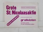 Deelnemersposter Grote St. Nicolaasaktie Noordwolde, Diversen, Sinterklaas, Verzenden, Gebruikt