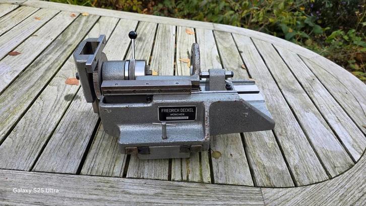 Deckel rondgraveerinrichting, schaublin, Deckel, Hembrug., Doe-het-zelf en Verbouw, Gereedschap | Freesmachines, Elektrisch, Ophalen