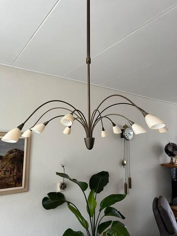 Hanglamp met 10 kelkjes beschikbaar voor biedingen