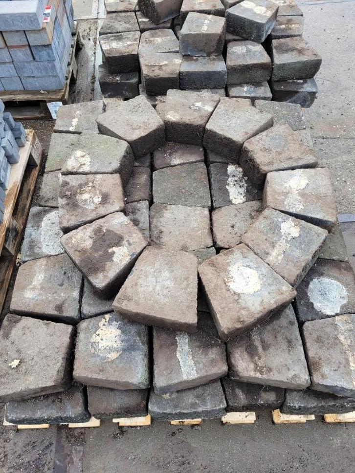 GRATIS 1 pallet muurblokken, direct af te halen, Tuin en Terras, Bielzen en Borders, Gebruikt, Biels, Natuursteen, Minder dan 25 cm