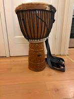 Djambe uit Gambia handgemaakt met draagzak, Muziek en Instrumenten, Ophalen, Overige soorten