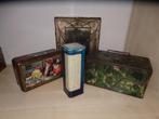 4 vintage blikken Trommel sigaren Generaals Sago koekblik, Ophalen of Verzenden, Gebruikt, Overige