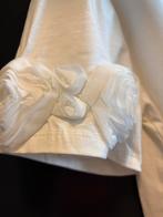 Wit T-shirt met bloemdetails - Zara, Kleding | Dames, T-shirts, Wit, Maat 42/44 (L), Nieuw, Ophalen of Verzenden