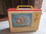 Retro Fisher-Price TV 1970/ 1960, Ophalen of Verzenden, Gebruikt, Overige typen, Met geluid