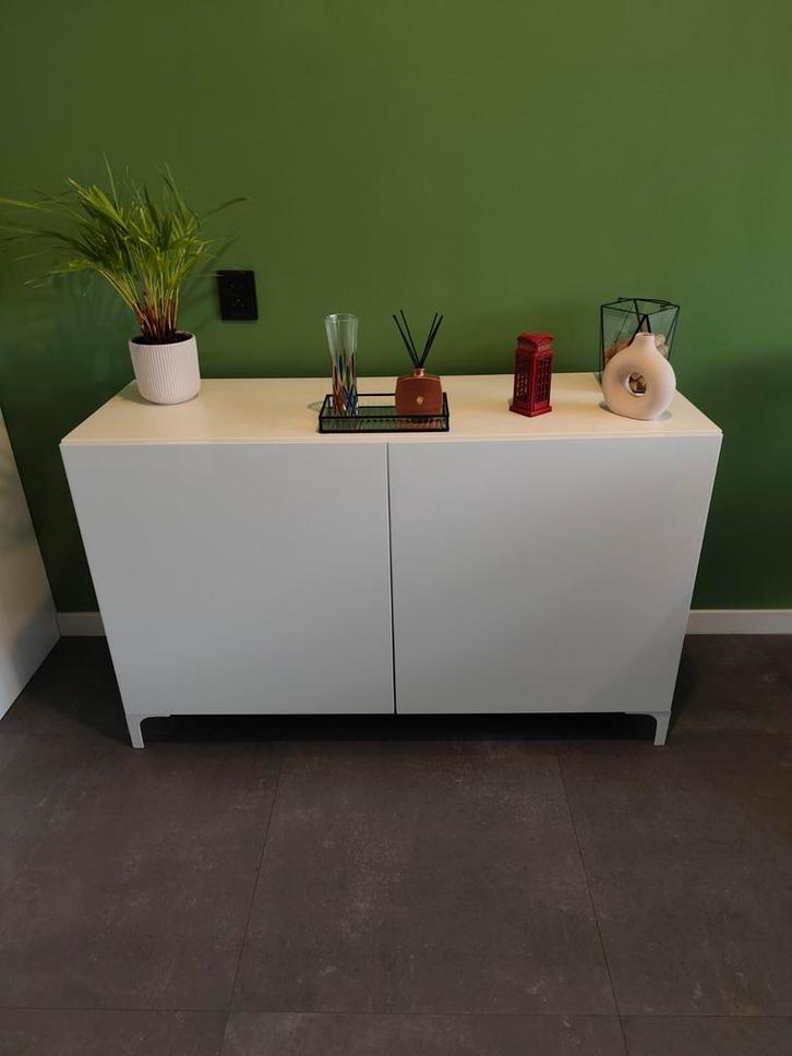 IKEA Besta Kast Wit - 120x42x74cm - Zo Goed Als Nieuw, Huis en Inrichting, Kasten | Buffetkasten, Ophalen