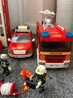 Playmobil brandweer en politie, Kinderen en Baby's, Speelgoed | Playmobil, Ophalen, Gebruikt, Complete set