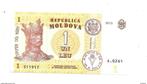 moldova 1 leu 2015 8 unc, Postzegels en Munten, Bankbiljetten | Europa | Niet-Eurobiljetten, Verzenden, Overige landen, Los biljet