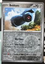 Pokemon - Beldum (TEF 113) - Reverse holo.., Ophalen of Verzenden, Nieuw, Losse kaart, Foil