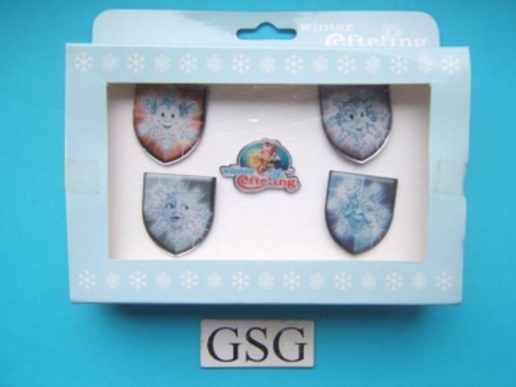 Winter Efteling nr. EPP015-01 tm EPP019-01 (Nieuw), Verzamelen, Efteling, Nieuw, Button of Speldje, Ophalen
