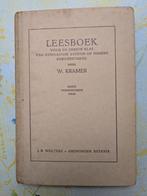 Vintage/Oud studieboek: Leesboek door W.Kramer, Antiek en Kunst, Ophalen of Verzenden