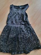 zwarte jurk met pailletten, maat 110/116, Ophalen of Verzenden, Zo goed als nieuw, Meisje, Jurk of Rok