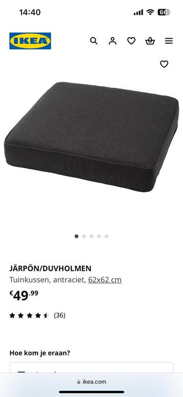 IKEA 6x zitkussen 8xrugkussen. Op de bank gelegen, nieuw beschikbaar voor biedingen