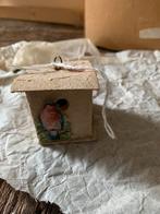 #kerst Zeer oud Vogelhuisje kerst Ornament, Diversen, Kerst, Gebruikt, T, Ophalen of Verzenden, N