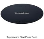 Tupperware zwarte ronde Flexi Snijplank op voorraad, Ophalen of Verzenden, Nieuw, Overige typen