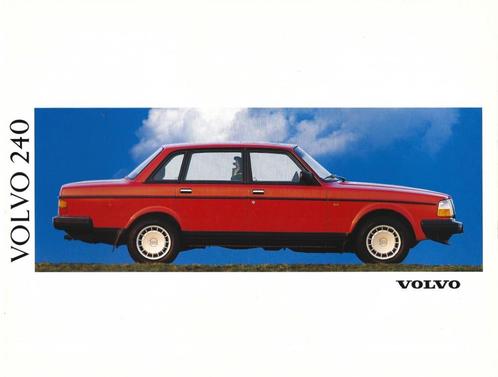 Brochure Volvo 240 serie 1991, Boeken, Auto's | Folders en Tijdschriften, Gelezen, Volvo, Ophalen of Verzenden