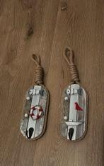 2 leuke ophang haken, maritieme look, Huis en Inrichting, Wandhaken, Ophalen of Verzenden, Zo goed als nieuw, Minder dan 100 cm