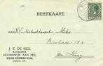 J.T. de Bes, Aannemer, Noordwijk aan Zee - 09.1932 - briefka, Ophalen of Verzenden, Briefkaart