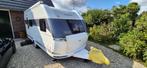 Hobby Excellent 490KMF | 2023 | Airco | Mover | Thule Luifel, Caravans en Kamperen, Hobby, Treinzit, Particulier, Omvormbare zithoek
