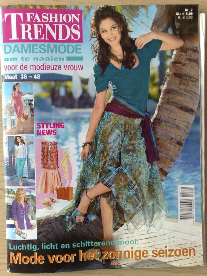 Fashion Trends damesmode zomer nr. 2 , maat 36-48, Hobby en Vrije tijd, Kledingpatronen, Nieuw, Vrouw, Overige merken, Verzenden