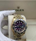 Rolex gmt master II geelgoud jubilee 40mm zombie, Sieraden, Tassen en Uiterlijk, Horloges | Heren, Staal, Rolex, Nieuw, Ophalen of Verzenden