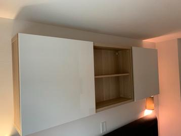 IKEA BESTÅ Kast Eikenhout/Hoogglans Wit - Zo goed als nieuw! - afbeelding 4