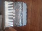 Te koop mooie galanti italiaans grijs, Muziek en Instrumenten, Accordeons, Overige merken, Gebruikt, Met riemen, 80-bas