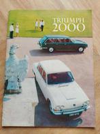 Triumph 2000 folder NL, Ophalen of Verzenden, Zo goed als nieuw, Overige merken