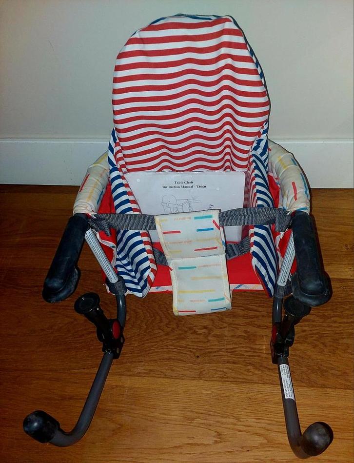 Tafelhangstoel - Handige kinderstoel voor aan tafel, Kinderen en Baby's, Kinderstoelen, Gebruikt, Hangstoel, Gordel(s), Ophalen