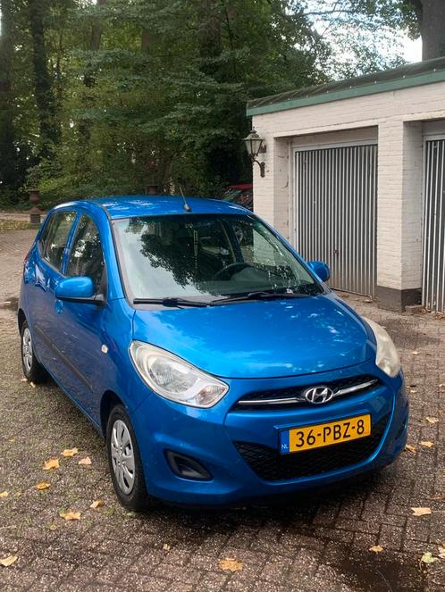 Hyundai i10 1.25 I 5DR 2011 Blauw, Auto's, Hyundai, Particulier, i10, Airbags, Airconditioning, Centrale vergrendeling, Elektrische ramen