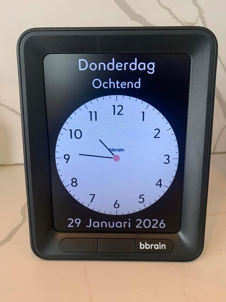 BBrain sprekende kalenderklok, Witgoed en Apparatuur, Wekkers, Zo goed als nieuw, Ophalen
