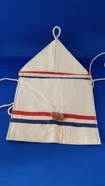 Handtasje van postzak, PTT Post zak, 18x19 cm. (3) 7A8, Handtas, Gebruikt, Ophalen of Verzenden, Zwart