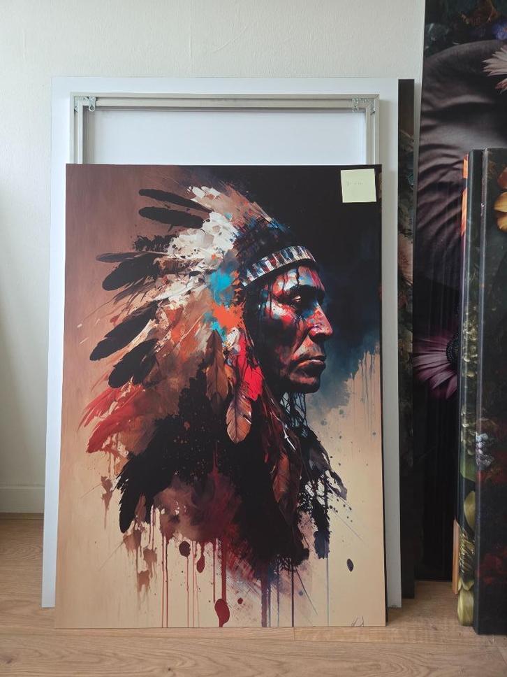 Schilderij op dibond - 70 x 100 cm, Huis en Inrichting, Woonaccessoires | Schilderijen, Tekeningen en Foto's, Zo goed als nieuw