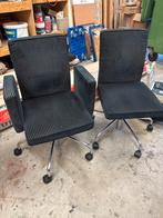Bureaustoelen met telescoopvoet, Gebruikt, Zwart, Ophalen of Verzenden, Bureaustoel