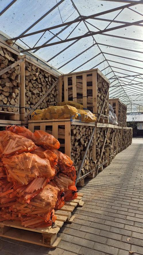 HAAGBEUK 1M3 €235 450 kg, Tuin en Terras, Haardhout, Blokken, Ophalen of Verzenden