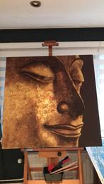 Thais schilderij hoofd in goudkleuren, Antiek en Kunst, Ophalen of Verzenden