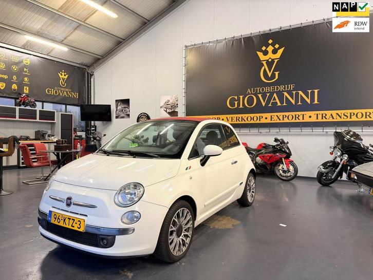 Fiat 500 C 1.2 Lounge, Auto's, Fiat, Bedrijf, Te koop, 500C, ABS, Airbags, Airconditioning, Bluetooth, Centrale vergrendeling