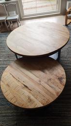 Industriële set tafels, in NIEUWSTAAT, zware kwaliteit, 50 tot 100 cm, Minder dan 50 cm, Rond, Zo goed als nieuw
