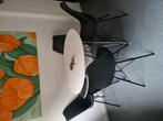 Ronde tafel met 4 prachtige stoelen, Huis en Inrichting, Tafels | Eettafels, Ophalen, Rond, Zo goed als nieuw, Vier personen