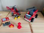 HAPE Brandweerkazerne met accessoires, Ophalen of Verzenden, Zo goed als nieuw