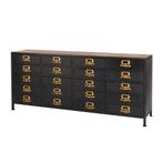 IJzeren Industriële Dressoir Kast Metalen Ladekast TV kast, Info@dehanzeherten.nl, 150 tot 200 cm, Nieuw, Ophalen of Verzenden