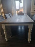 Teak houten eettafel, Huis en Inrichting, Tafels | Eettafels, Gebruikt, 100 tot 150 cm, Teakhout, 200 cm of meer