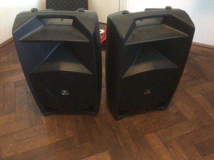Actieve speakers, microfoons,  mixer, Audio, Tv en Foto, Luidsprekers, Nieuw, Front, Rear of Stereo speakers, 120 watt of meer
